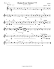 MY JESUS, I LOVE THEE (Horn Quartet #19)