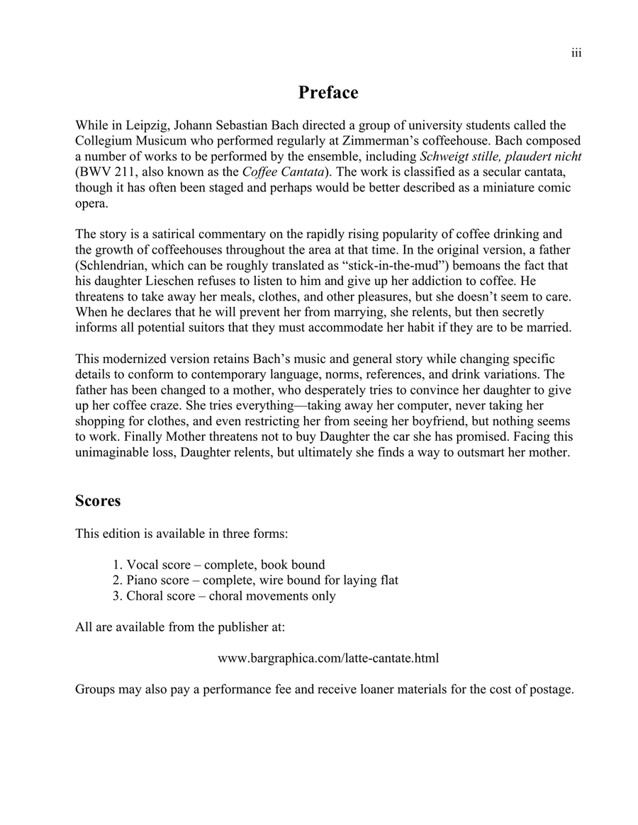 The Latte Cantate 4-Part scores gallery preview page 4