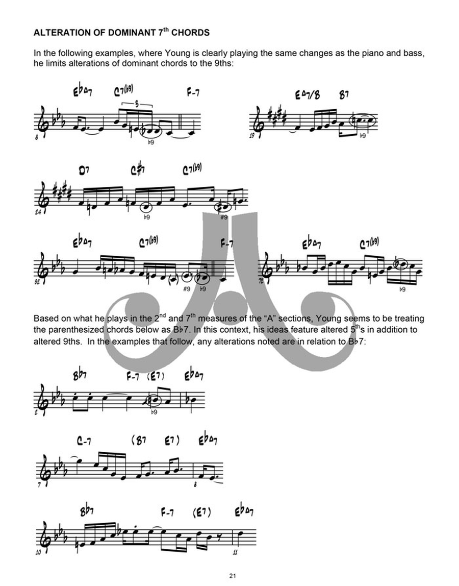 Body & Soul - The Evolution of a Tenor Sax Standard Tenor Saxophone scores gallery preview page 5