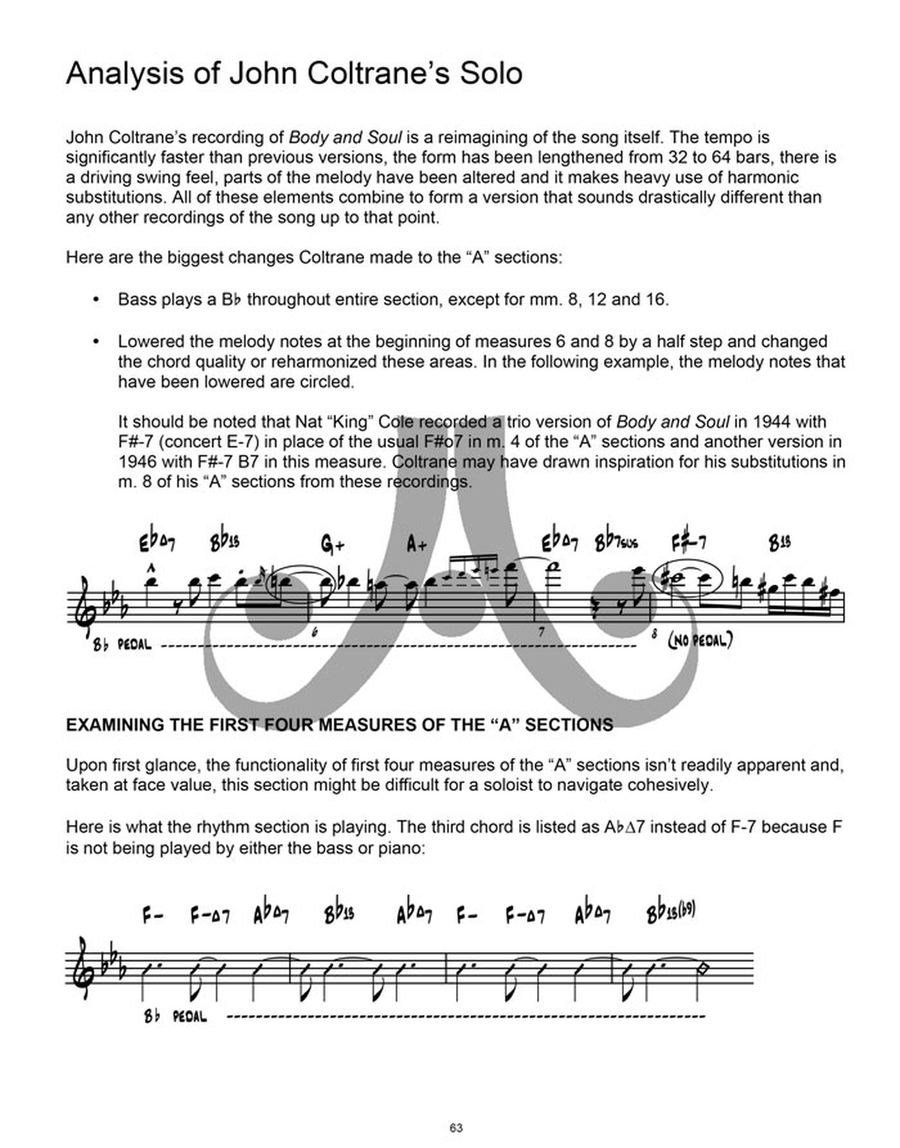 Body & Soul - The Evolution of a Tenor Sax Standard Tenor Saxophone scores gallery preview page 7