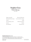 Welsh Folksongs
