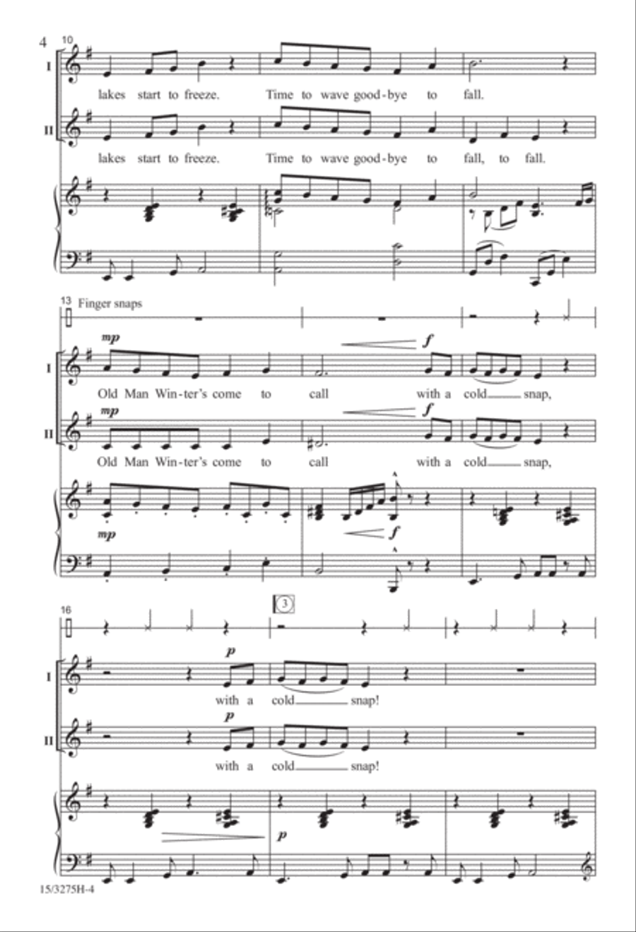 Cold Snap Cold Snap 2-Part scores gallery preview page 3
