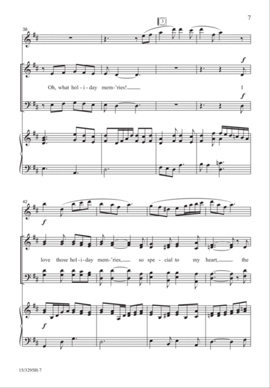 Holiday Memories Holiday Memories 4-Part scores gallery preview page 7