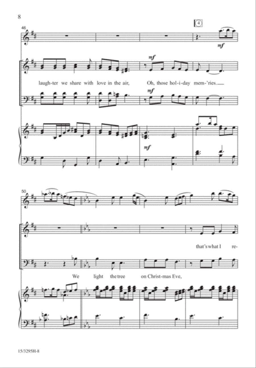Holiday Memories Holiday Memories 4-Part scores gallery preview page 8