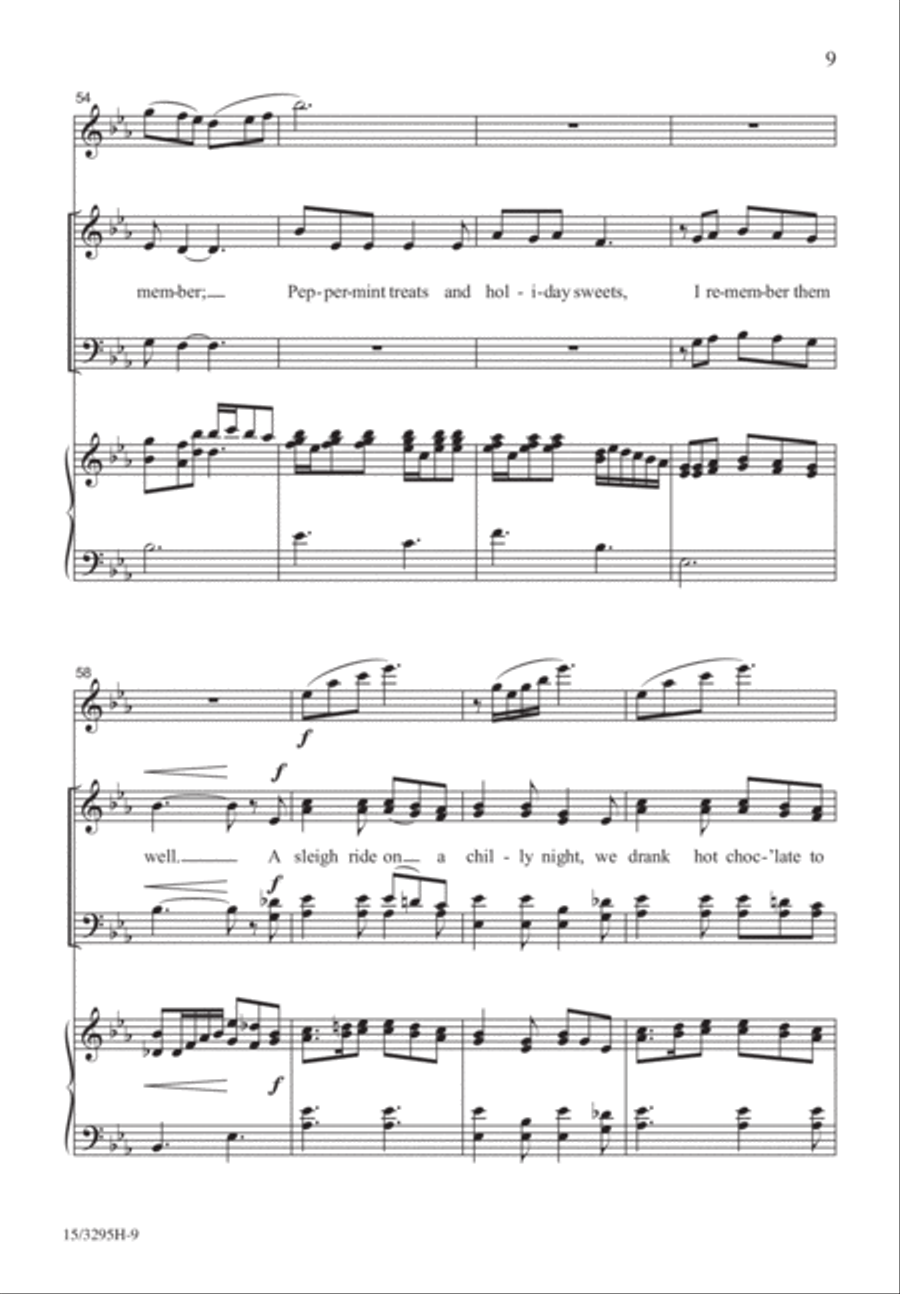 Holiday Memories Holiday Memories 4-Part scores gallery preview page 9