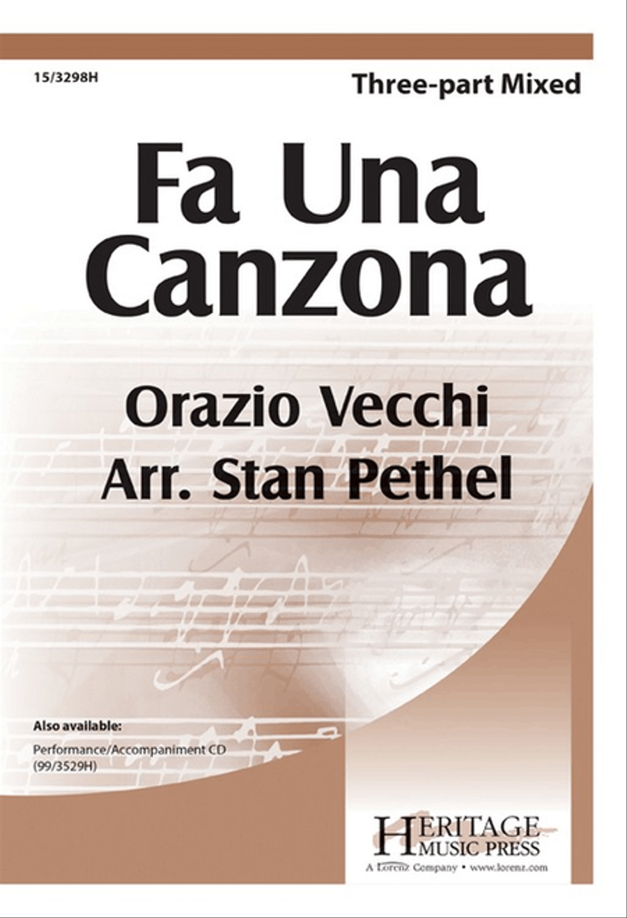 Fa Una Canzona Fa Una Canzona 3-Part scores gallery preview page 1