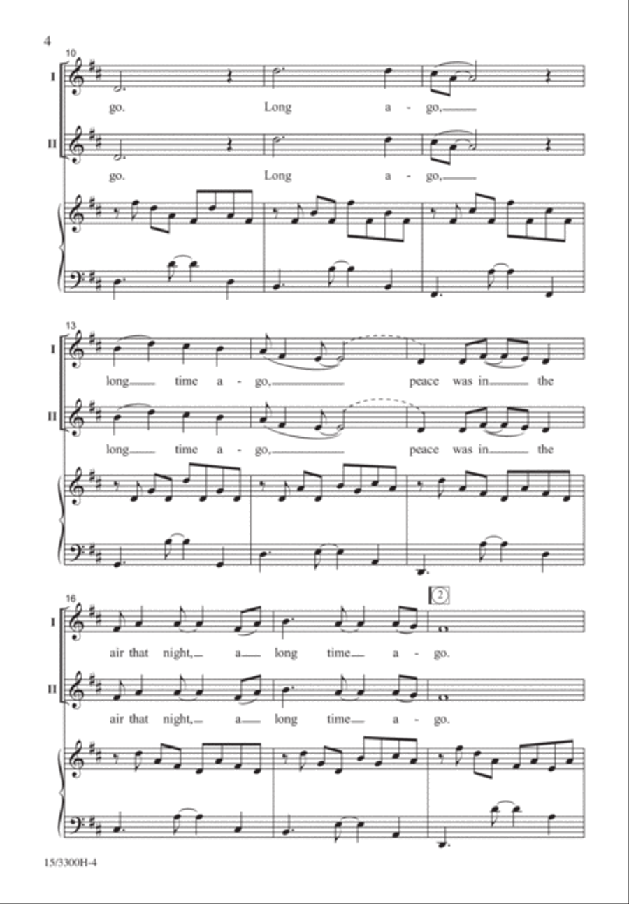 On a Night Long Ago On a Night Long Ago 2-Part scores gallery preview page 3