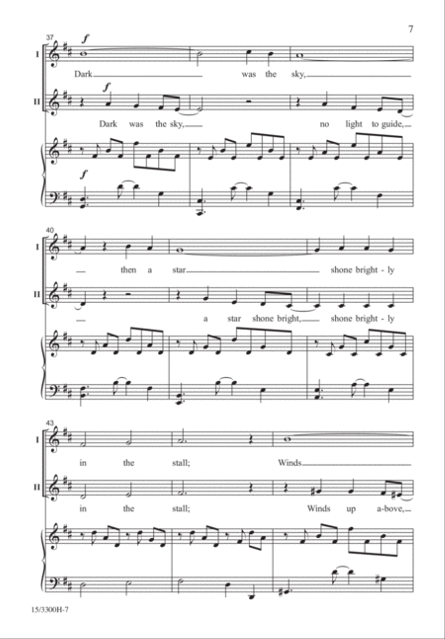 On a Night Long Ago On a Night Long Ago 2-Part scores gallery preview page 6