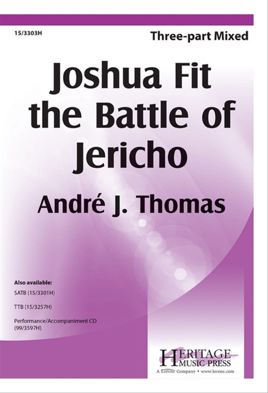 Joshua Fit the Battle of Jericho 3-Part scores gallery preview page 1