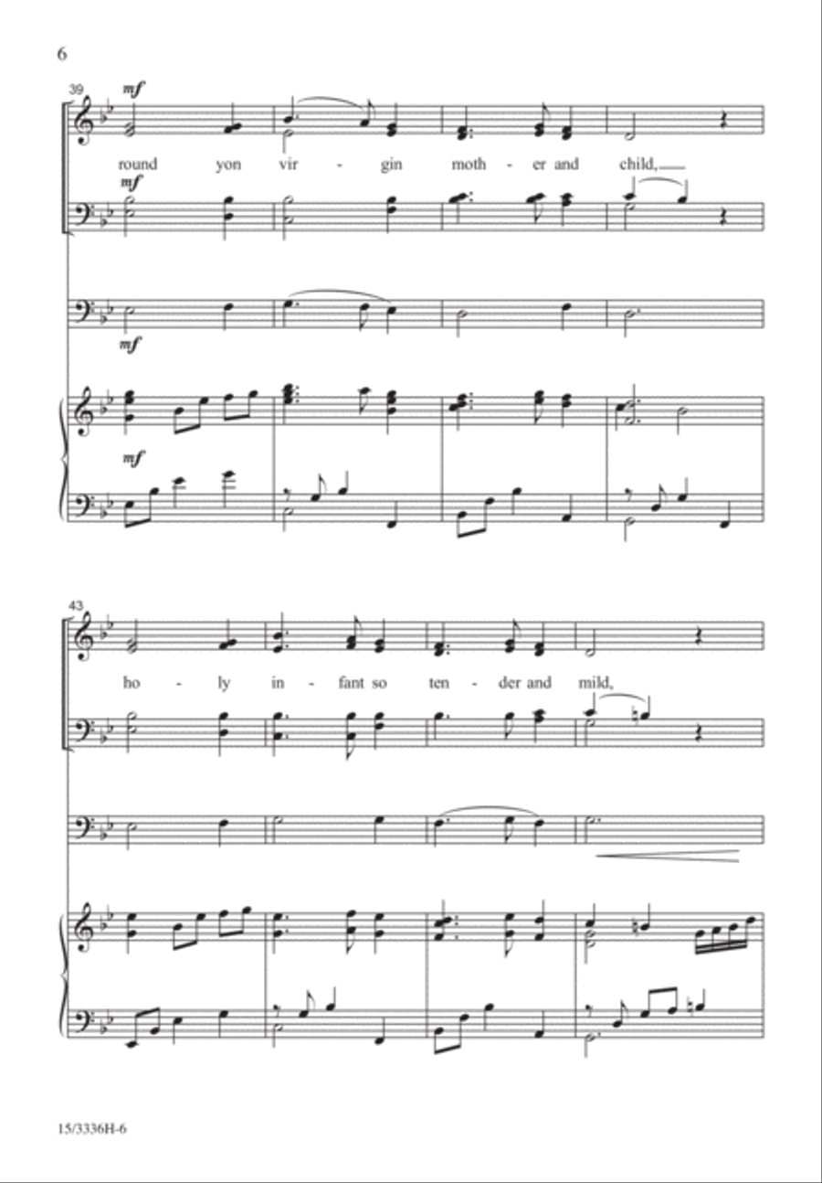 All On a Silent Night All On a Silent Night 4-Part scores gallery preview page 6