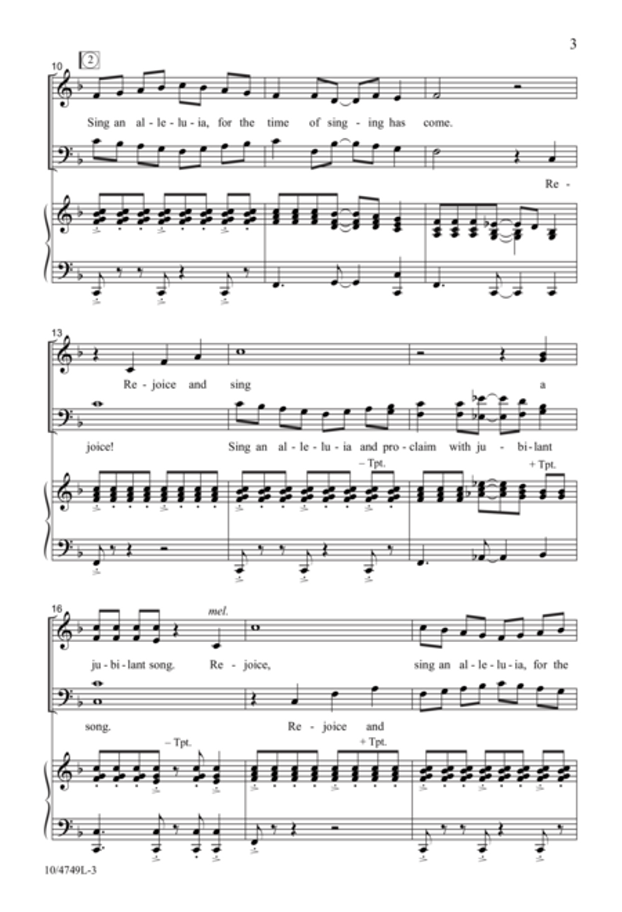 Christmas Fanfare Christmas Fanfare 4-Part scores gallery preview page 3
