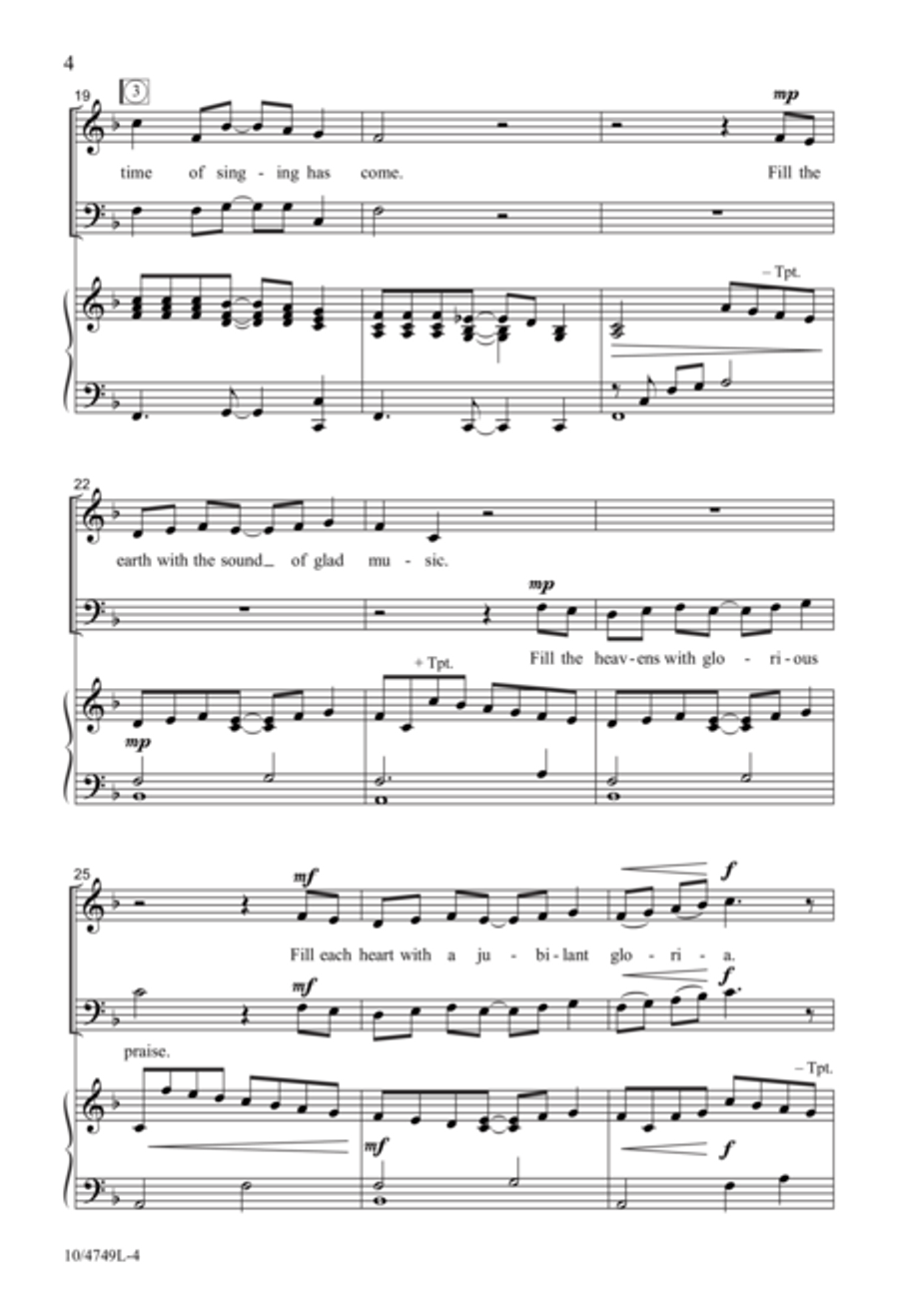 Christmas Fanfare Christmas Fanfare 4-Part scores gallery preview page 4