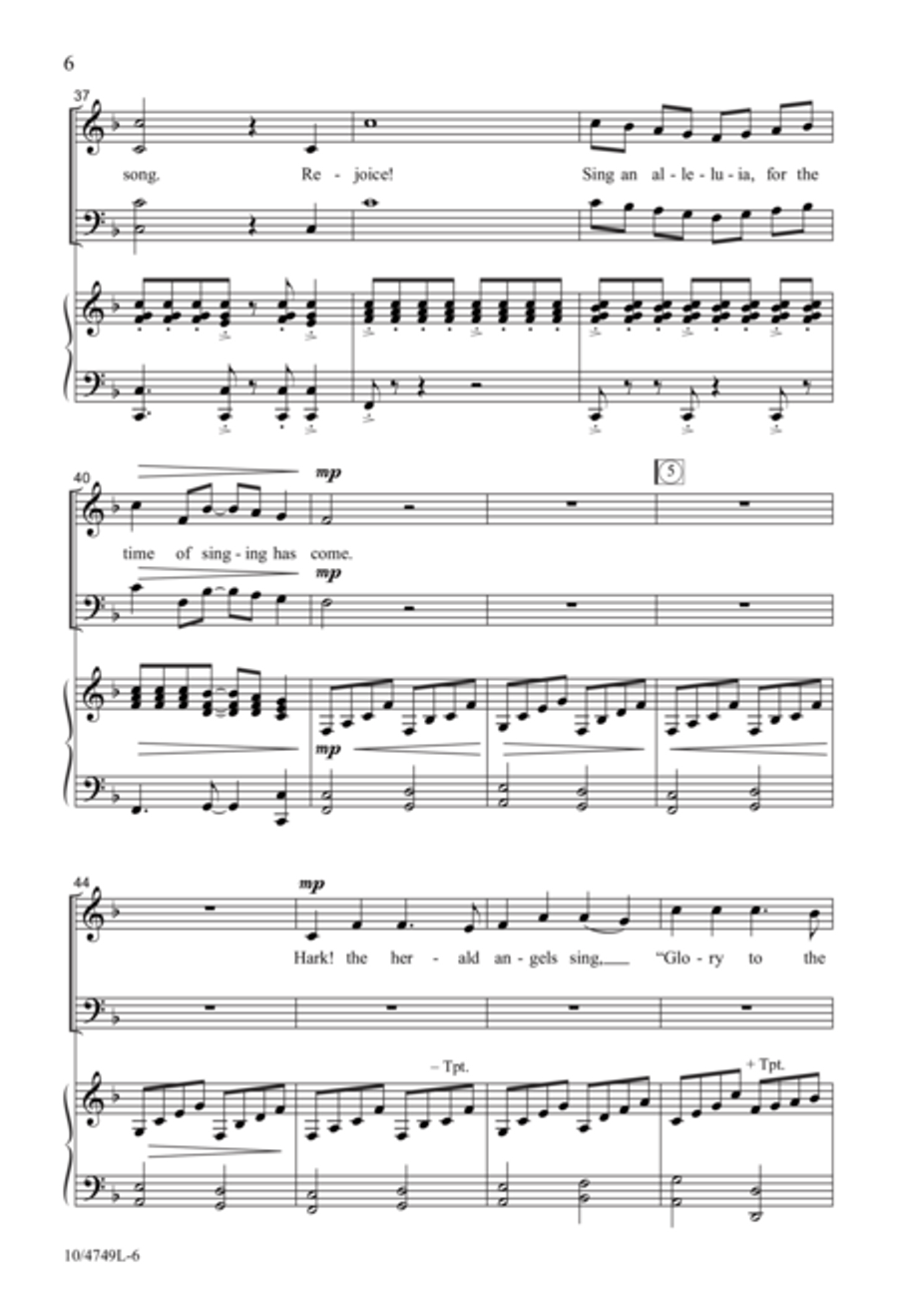 Christmas Fanfare Christmas Fanfare 4-Part scores gallery preview page 6