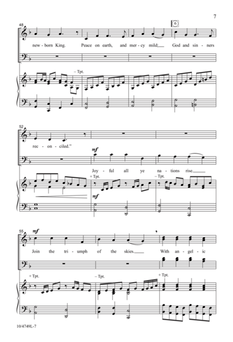 Christmas Fanfare Christmas Fanfare 4-Part scores gallery preview page 7