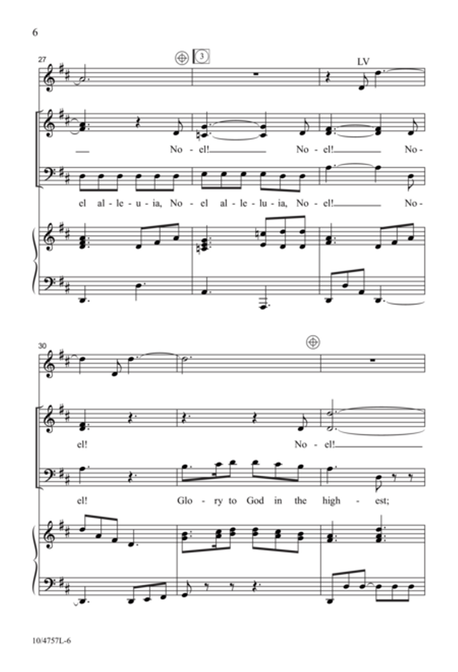 Noel Alleluia Noel Alleluia 2-Part scores gallery preview page 6