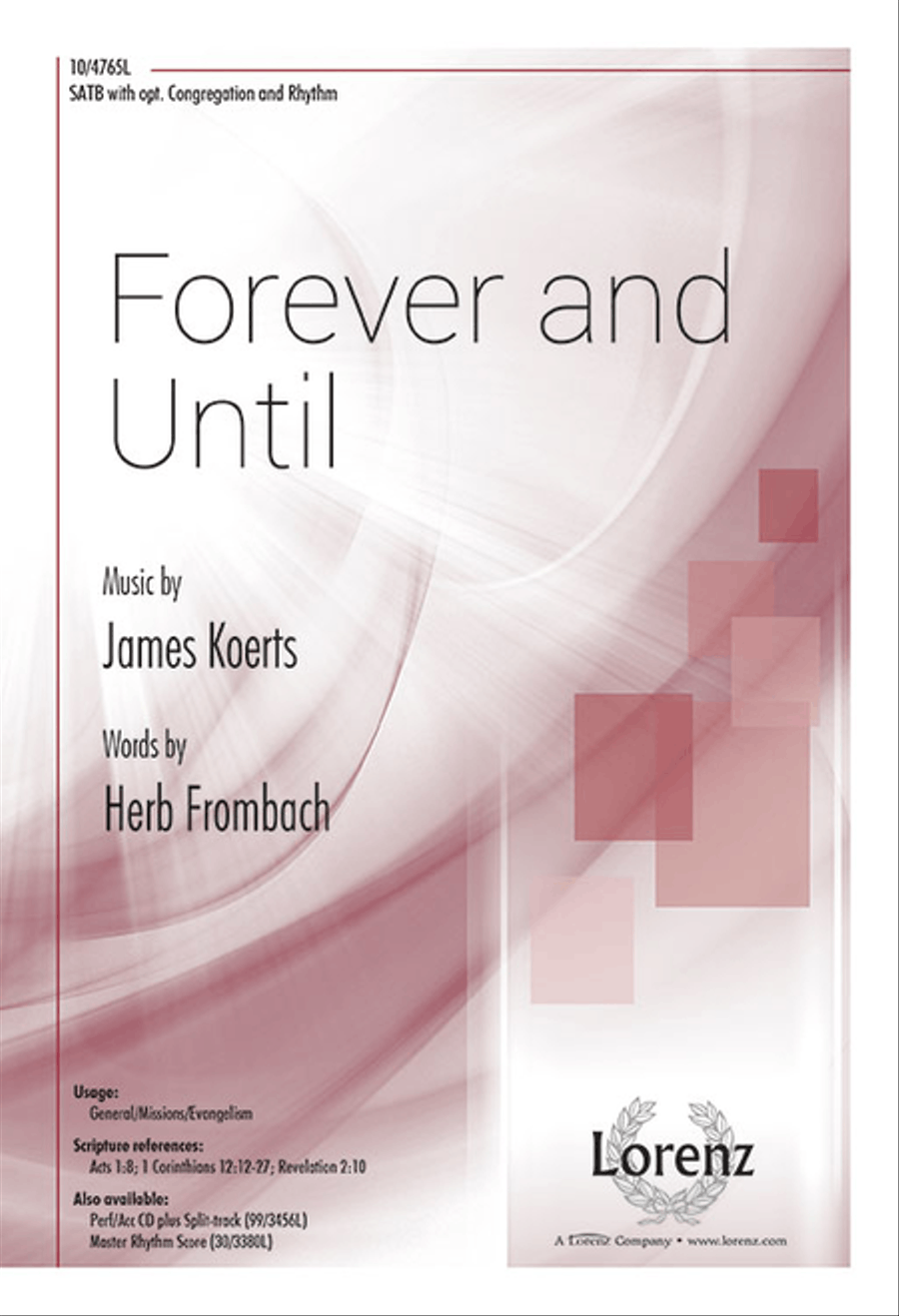 Forever and Until Forever and Until 4-Part scores gallery preview page 1