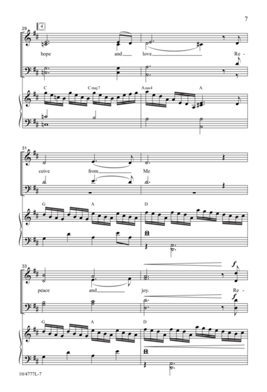 Remember Me When You Eat This Bread 4-Part scores gallery preview page 6