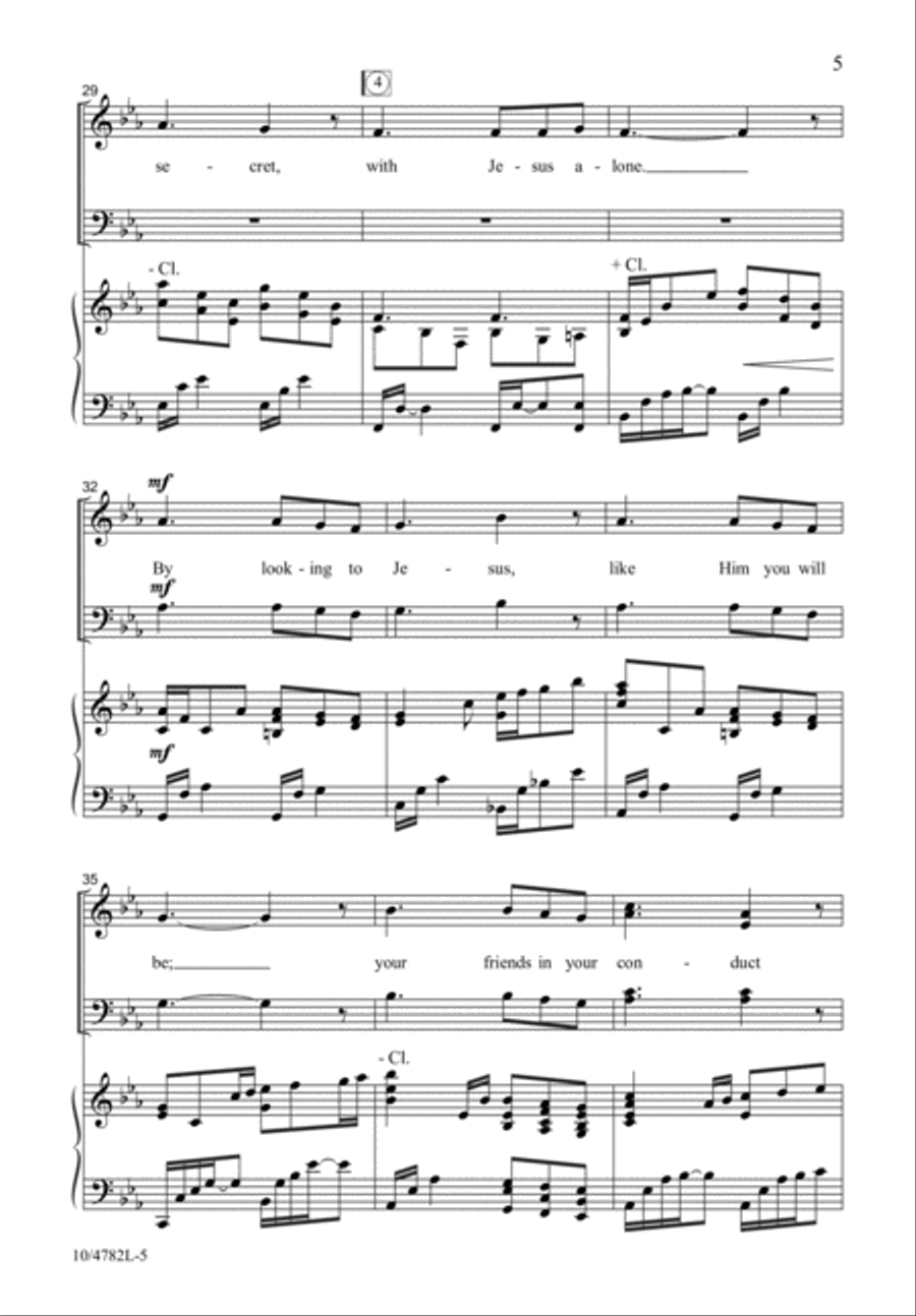 Take Time to Be Holy Take Time to Be Holy 4-Part scores gallery preview page 5