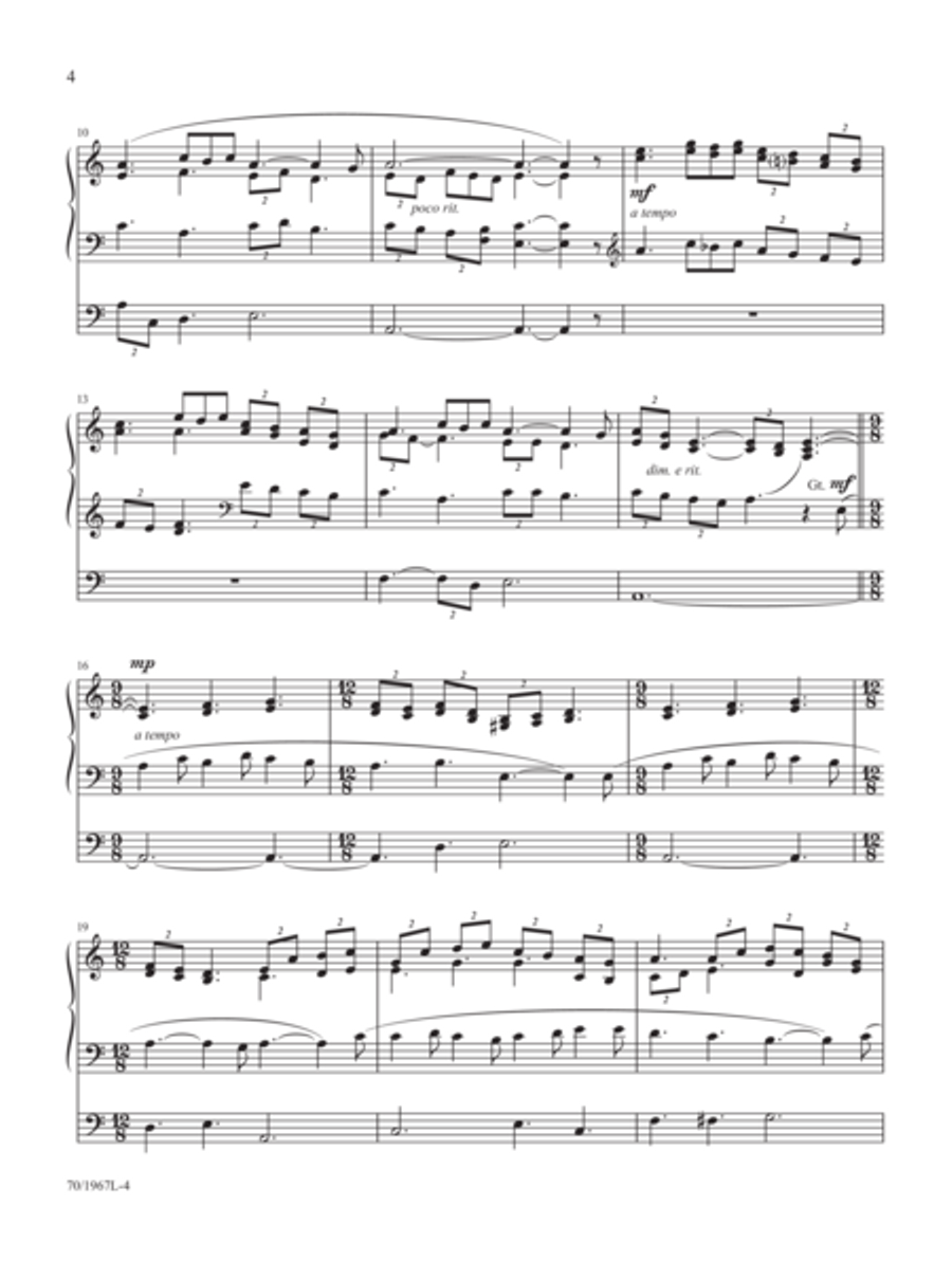 Lo, He Comes! Lo, He Comes! Organ Solo scores gallery preview page 3