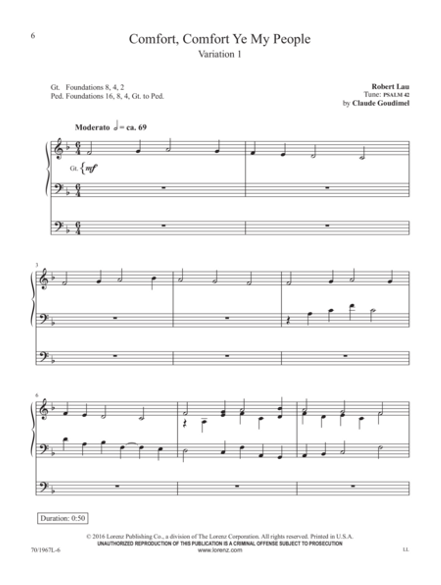 Lo, He Comes! Lo, He Comes! Organ Solo scores gallery preview page 4