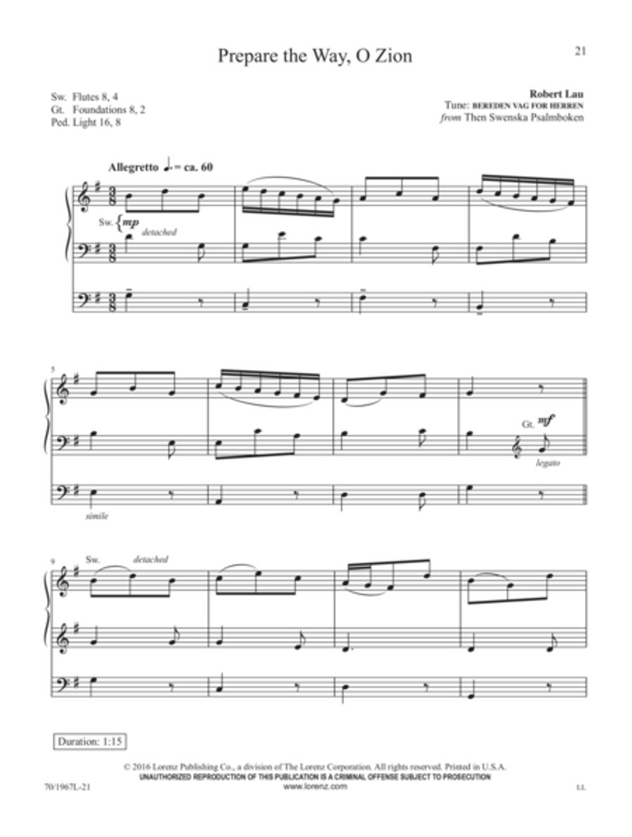 Lo, He Comes! Lo, He Comes! Organ Solo scores gallery preview page 10