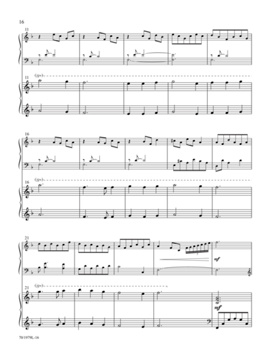 Hymns: Acoustic and Electric Electronic Keyboard scores gallery preview page 12