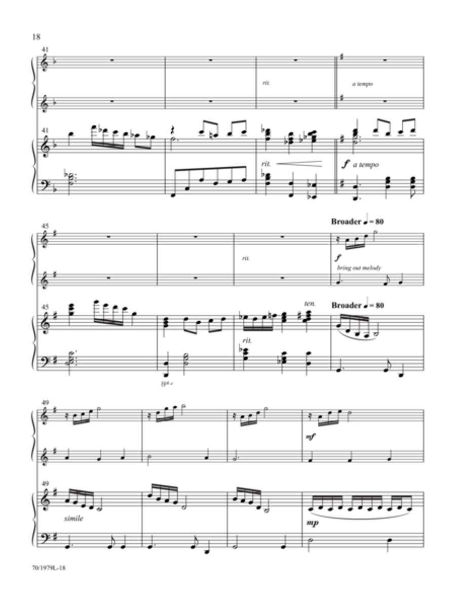 Hymns: Acoustic and Electric Electronic Keyboard scores gallery preview page 14