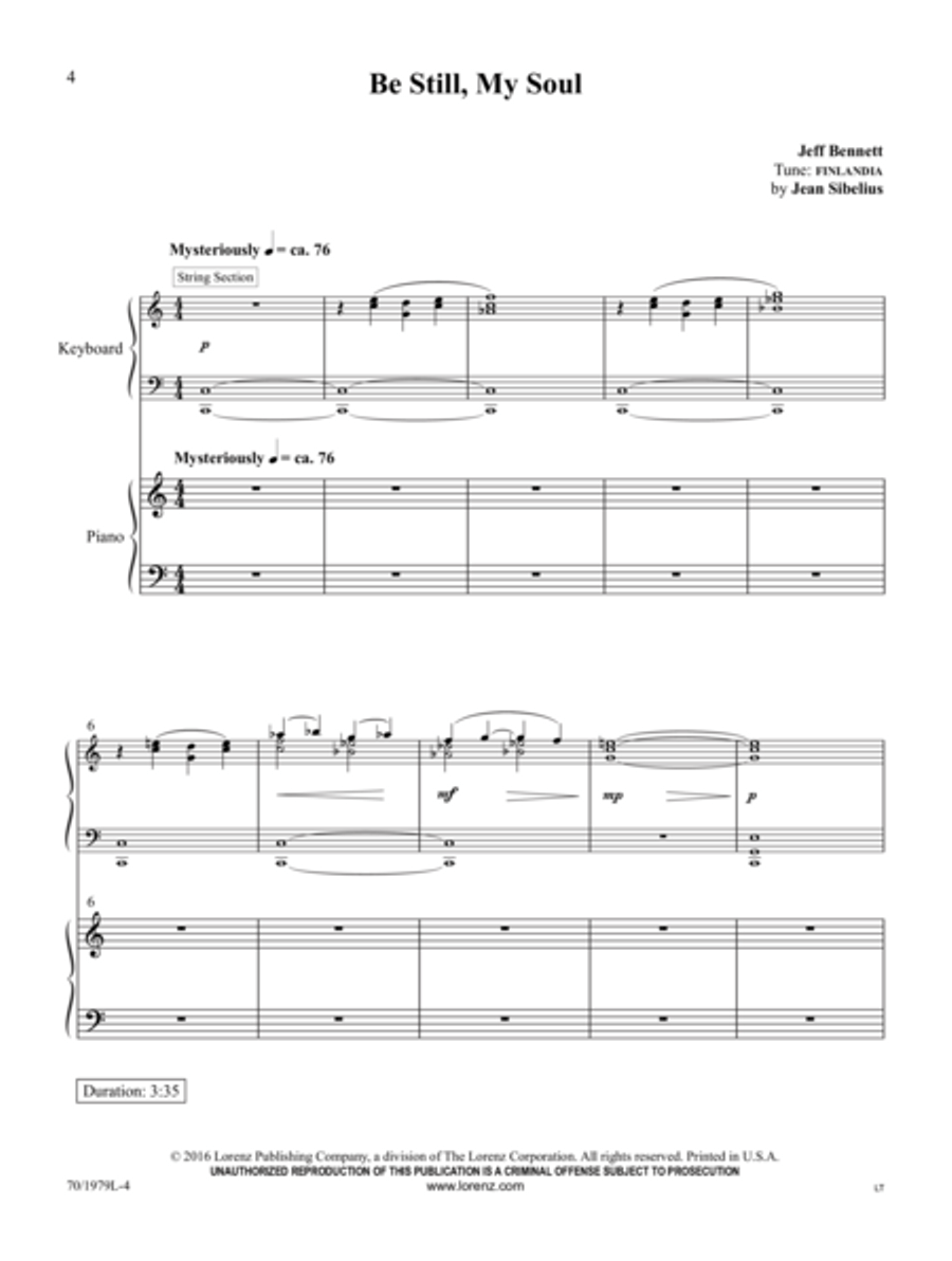 Hymns: Acoustic and Electric Electronic Keyboard scores gallery preview page 4