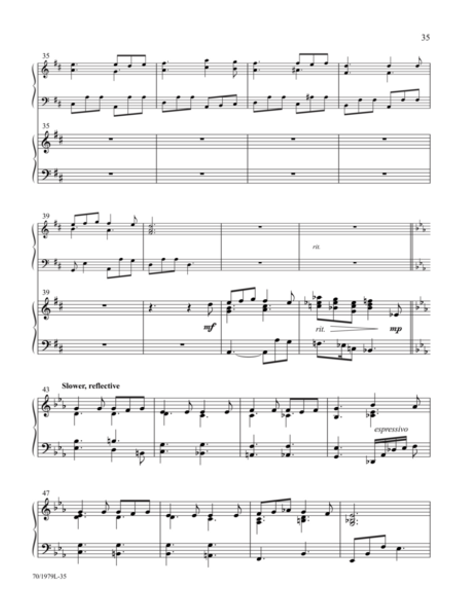 Hymns: Acoustic and Electric Electronic Keyboard scores gallery preview page 25