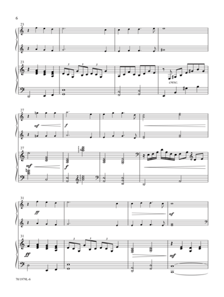 Hymns: Acoustic and Electric Electronic Keyboard scores gallery preview page 6