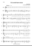 Si la noche hace oscura for flute and guitar
