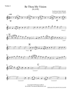 Be Thou My Vision String Quartet scores gallery preview page 3