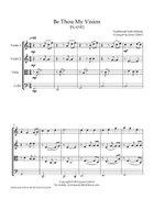 Be Thou My Vision String Quartet scores gallery preview page 4
