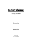 Rainshine for String Quartet
