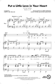 Put A Little Love In Your Heart (arr. Cristi Cary Miller)