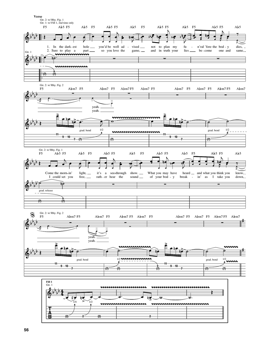 Grind Grind Acoustic Guitar scores gallery preview page 2