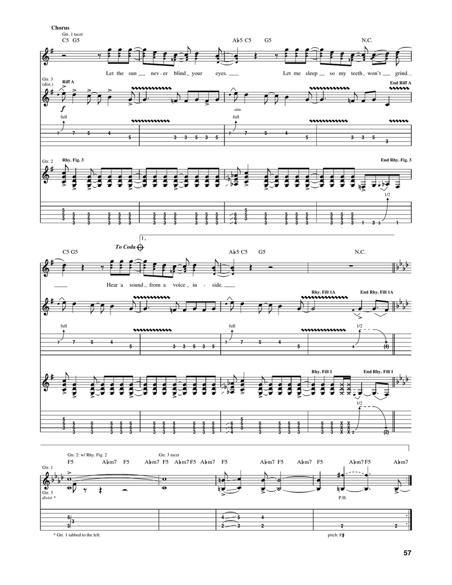Grind Grind Acoustic Guitar scores gallery preview page 3