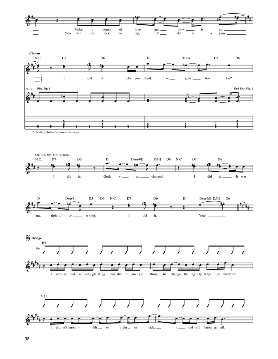 I Did It Acoustic Guitar scores gallery preview page 2