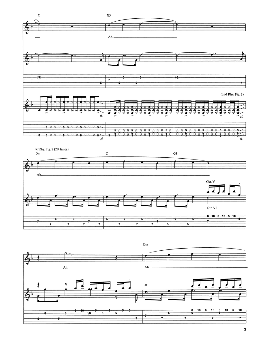 Two Step Two Step Acoustic Guitar scores gallery preview page 3