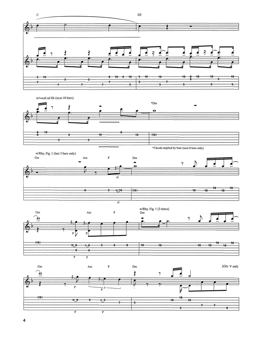 Two Step Two Step Acoustic Guitar scores gallery preview page 4