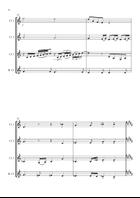Bohemian Rhapsody Clarinet Quartet scores gallery preview page 6