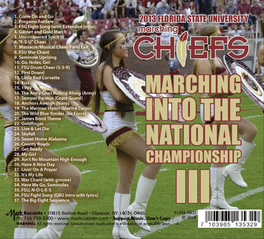 Marching Into the National Championship III Listening CD scores gallery preview page 2