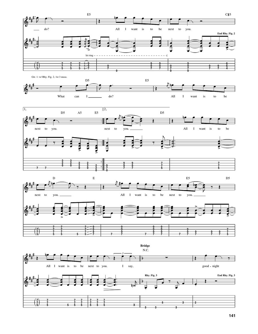 Next To You Acoustic Guitar scores gallery preview page 2