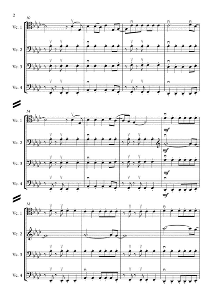 Viva La Vida Viva La Vida Chamber Orchestra scores gallery preview page 2