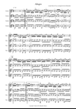 Allegro by Fiocco for Violin quartet