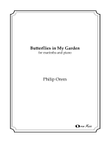 Butterflies In My Garden - for marimba