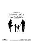 Beloved, Let Us Love Each Other