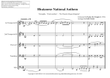 Bhutanese National Anthem for Brass Quintet (
