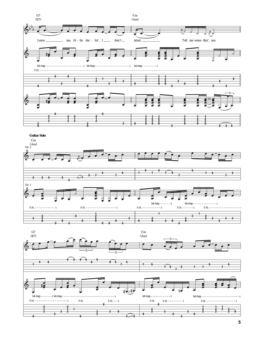 Columbus Stockade Blues Columbus Stockade Blues Acoustic Guitar scores gallery preview page 5