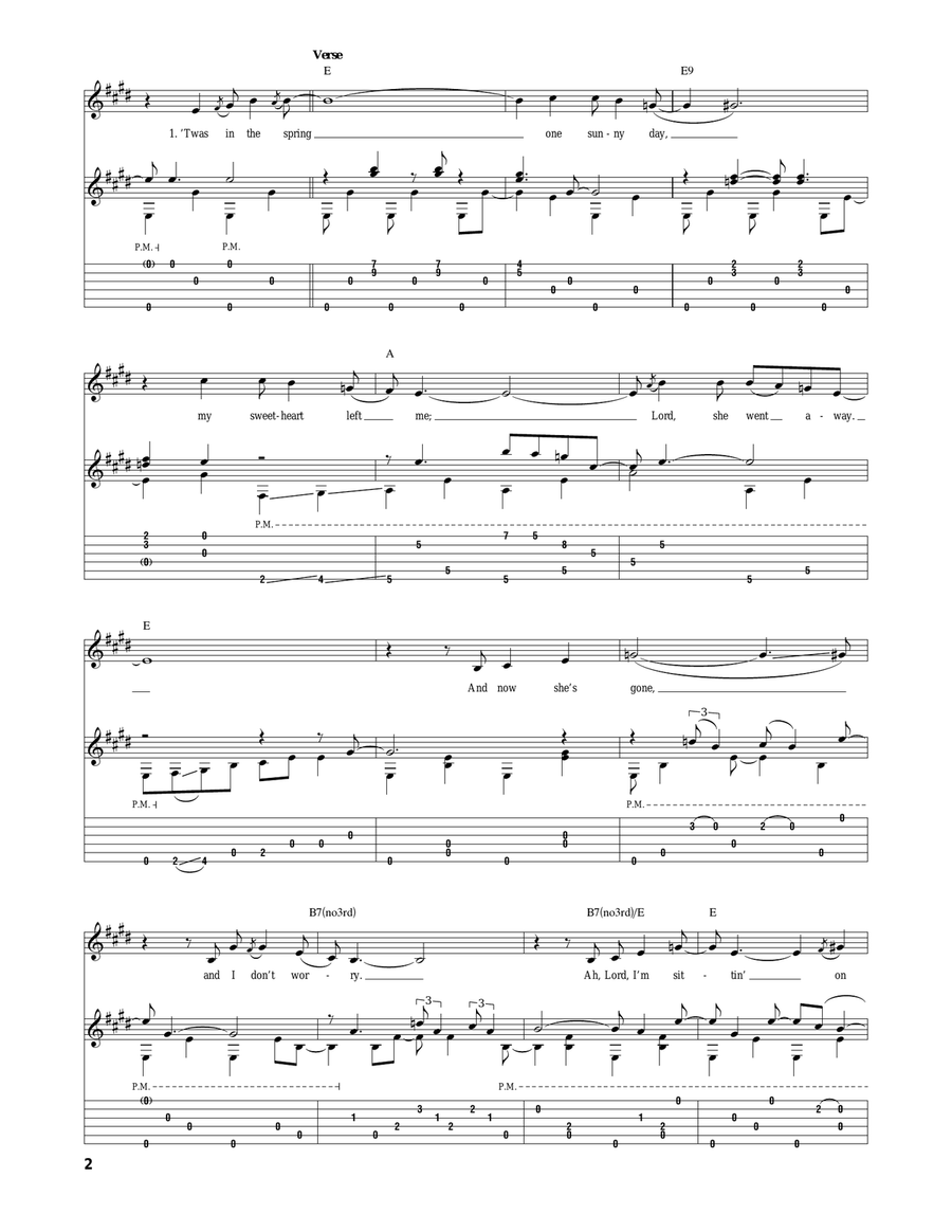 Sitting On Top Of The World Acoustic Guitar scores gallery preview page 2